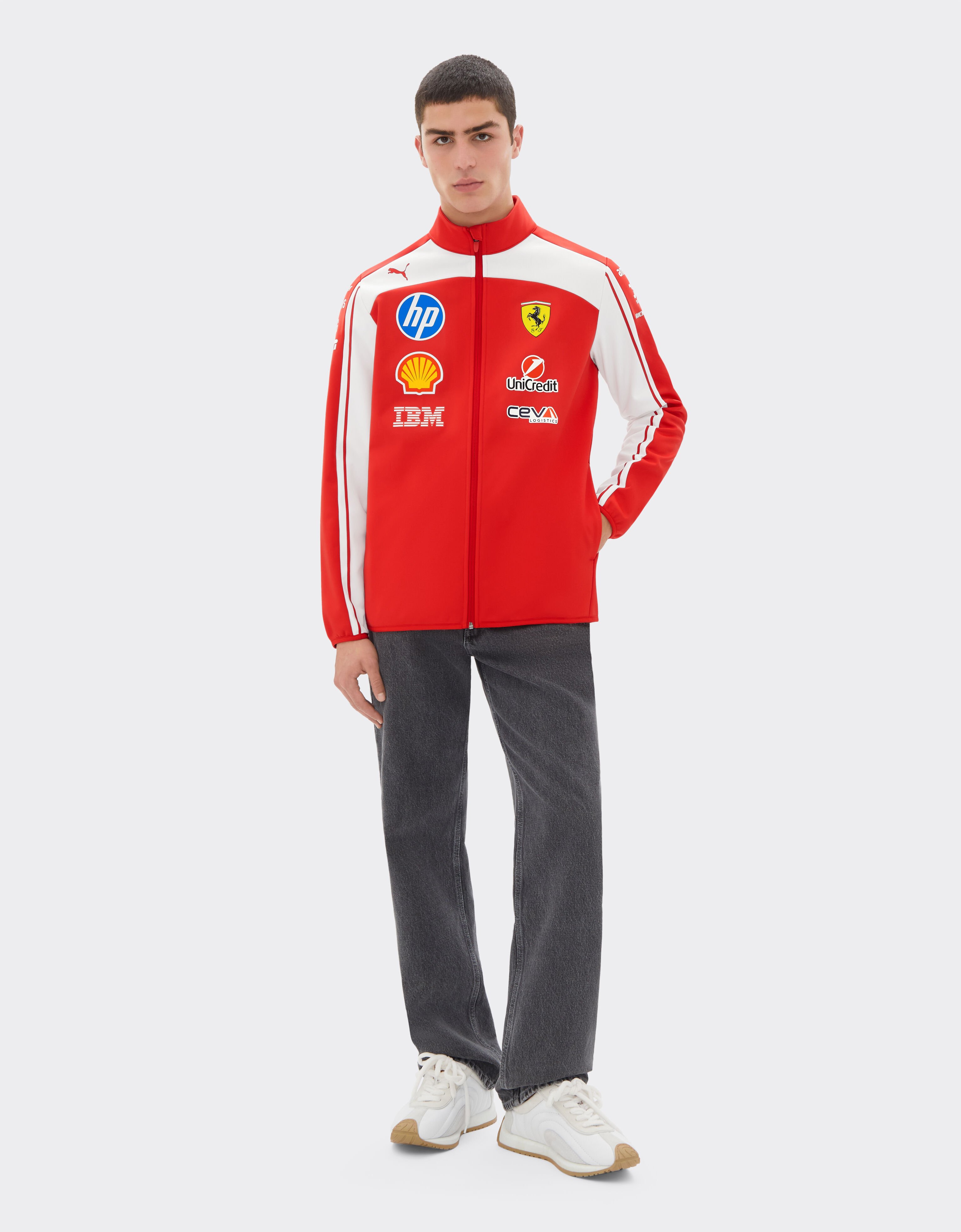 Ferrari Replica 2026 Puma Softshell Jacket for Scuderia Ferrari HP Red LA0H7f