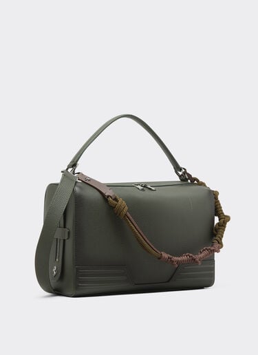 Bolso de hombro GT soft Reacondicionado por Ferrari en cuero matizado con scooby Ferrari Bolso de hombro GT soft Reacondicionado por Ferrari en cuero matizado con scooby Verde militar 49879f