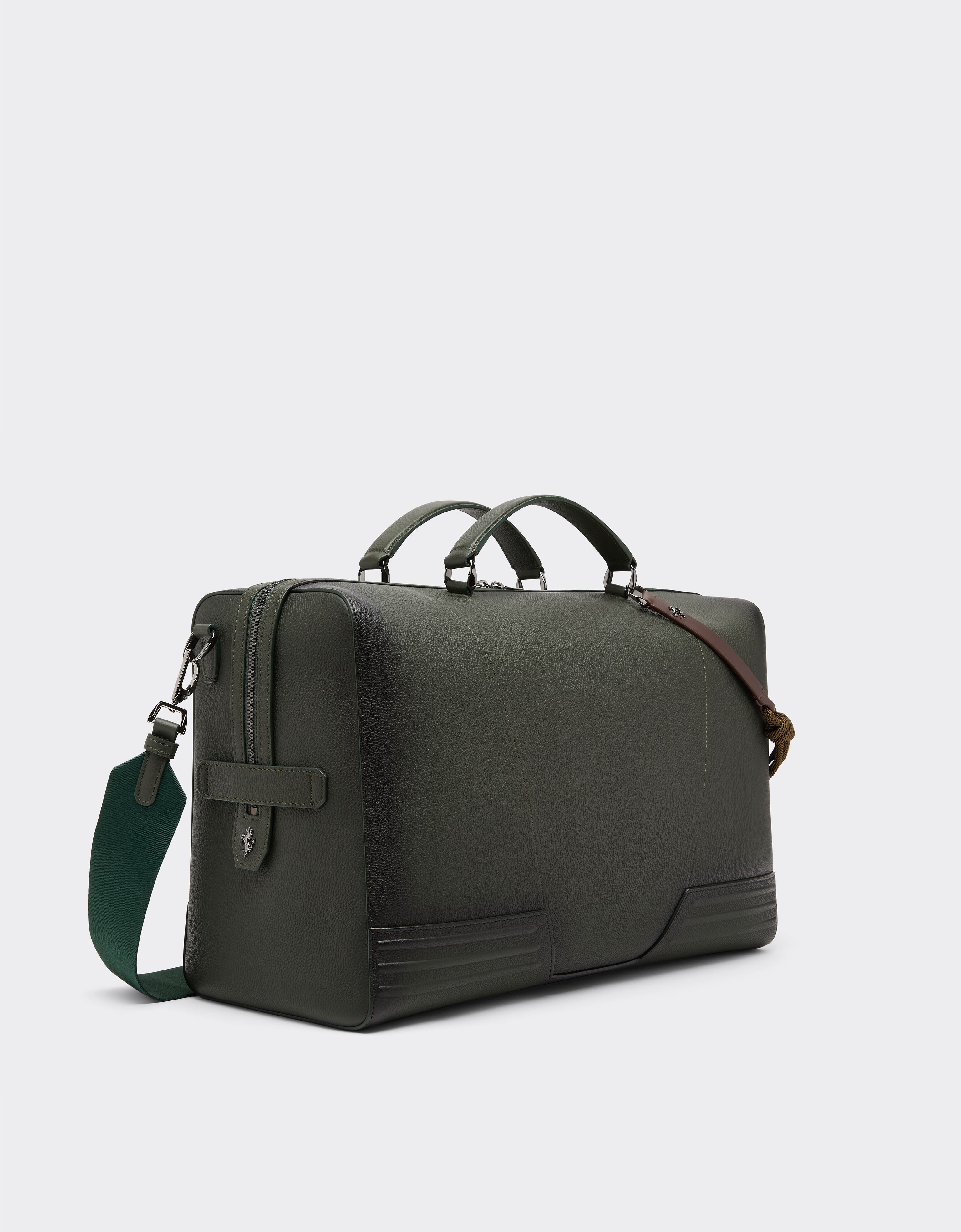 Ferrari Bolsa de viaje GT soft Reacondicionada por Ferrari en cuero sombreado con scooby Verde militar 49878f