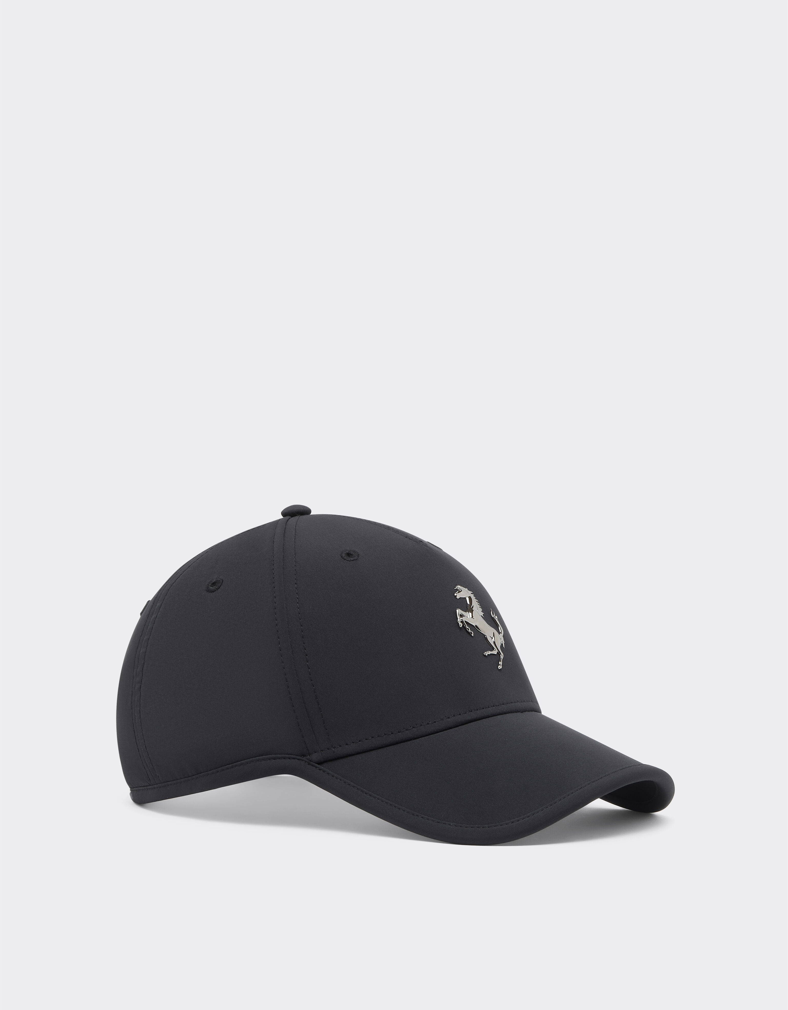Ferrari Baseball cap with metal Prancing Horse detail Black 20815f