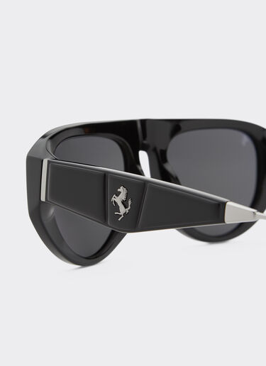 Ferrari Ferrari sunglasses in black acetate with polarised grey lens Black F1548f