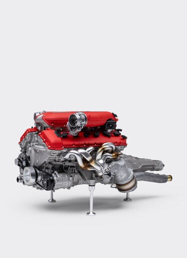 Ferrari Ferrari 12-cylinder engine and gearbox model in 1:4 scale Silver LA0I1f