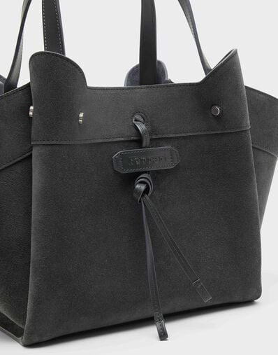 Suede Tote Bag Ferrari Suede Tote Bag Grigio Titano CBWTO0002YL00046f