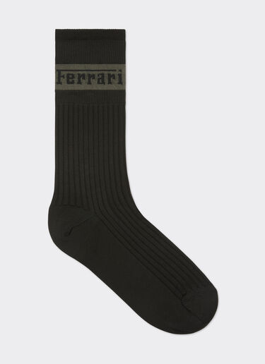 Ferrari Socks with Ferrari maxi logo Black 20741f