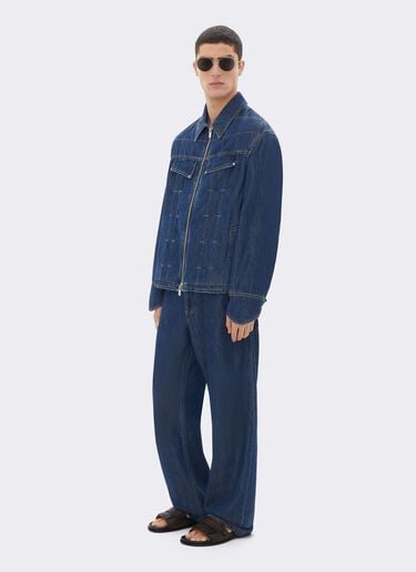 Ferrari Denim Jacket with Topstitching Blu Denim CDMJK0008DCO0014f