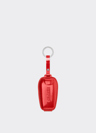 Ferrari Ferrari keyring in glossy leather Rosso Dino 49749f