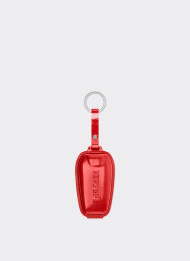 Ferrari keyring in glossy leather Ferrari Ferrari keyring in glossy leather Rosso Dino 49749f