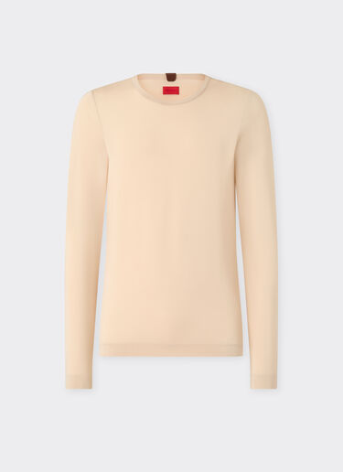 Long-sleeved jersey T-shirt Ferrari Long-sleeved jersey T-shirt Powder Pink 50343f