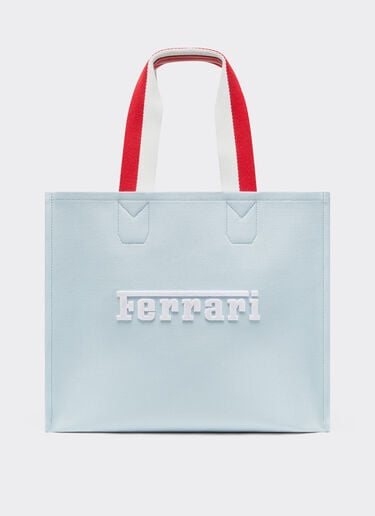 Ferrari x Charles Leclerc canvas tote bag Ferrari Ferrari x Charles Leclerc canvas tote bag Steel Blue 49151f