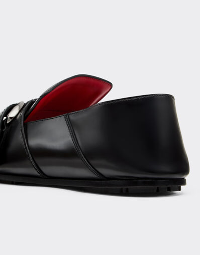 Ferrari Brushed leather loafers Black 22743f
