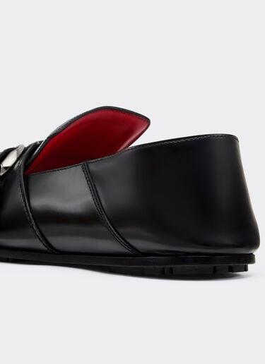 Brushed leather loafers Ferrari Brushed leather loafers Black 22743f