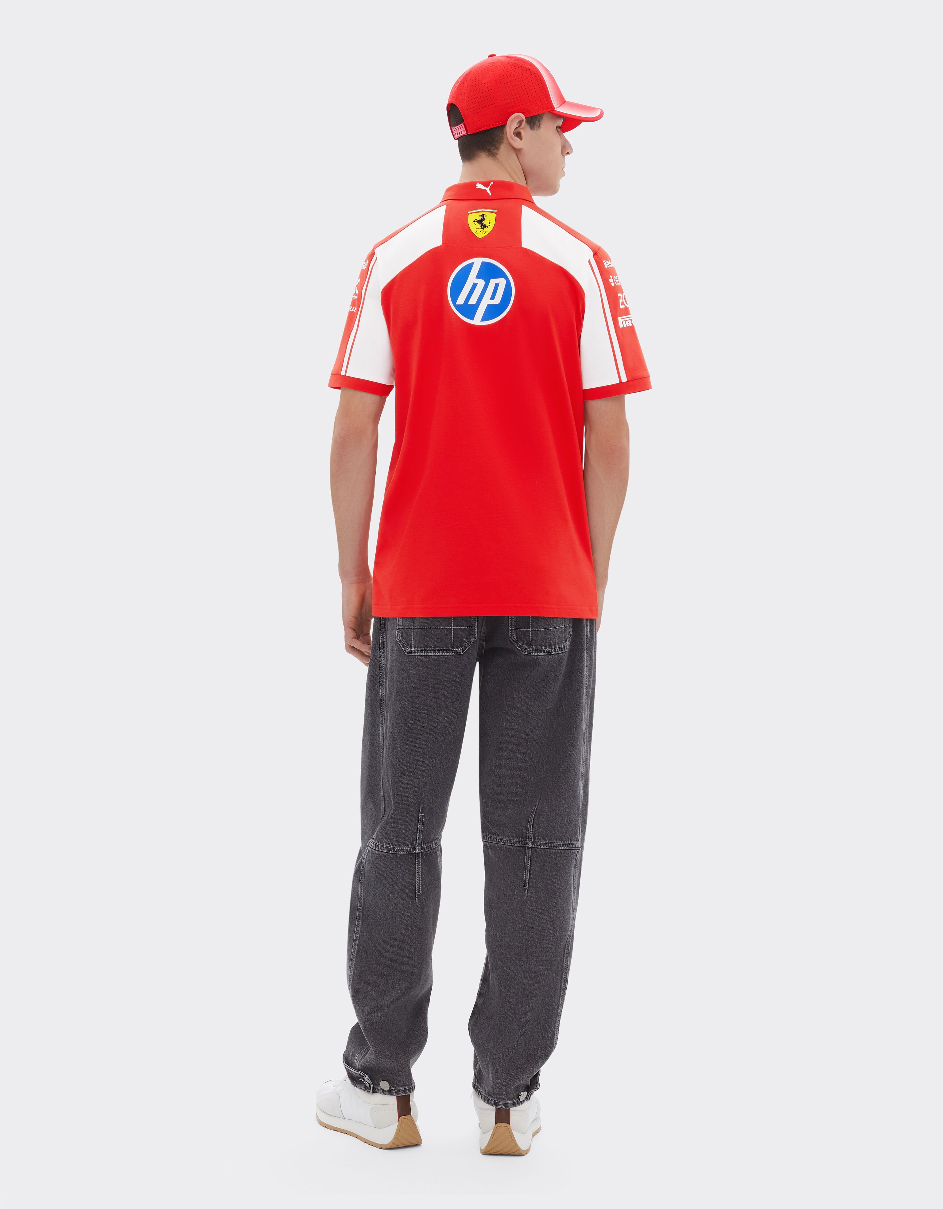 Ferrari Replica 2026 Polo Shirt Puma for Scuderia Ferrari HP Rosso LA0HCf