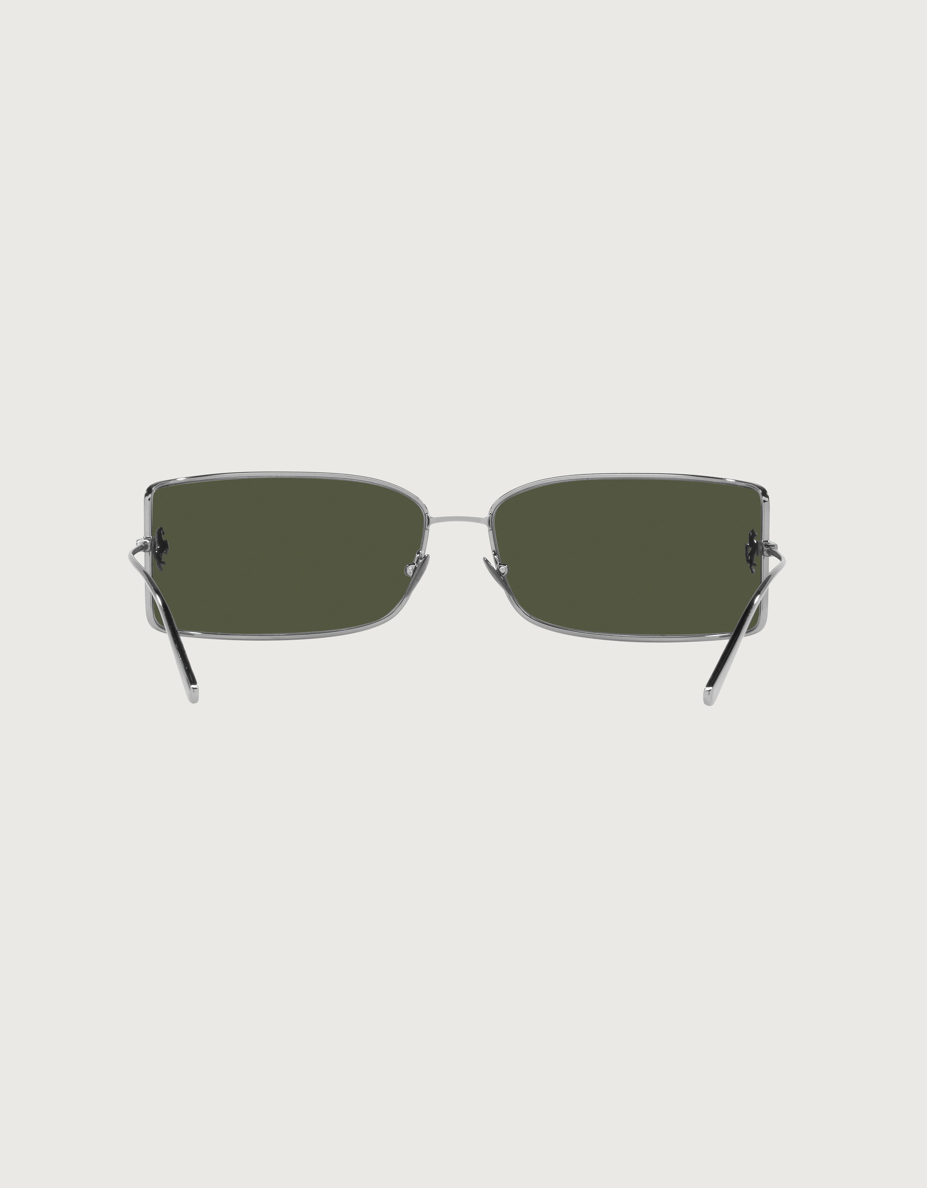 Ferrari Ferrari shield sunglasses with green lenses Dark Grey F0641f