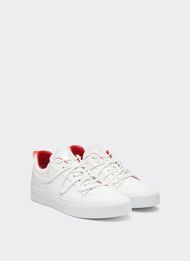 Ferrari Zapatilla deportiva de piel Blanco óptico 21288f