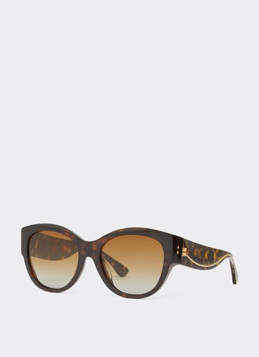 Ferrari Ferrari sunglasses in Havana acetate with polarised brown gradient lenses Tortoiseshell F1273f