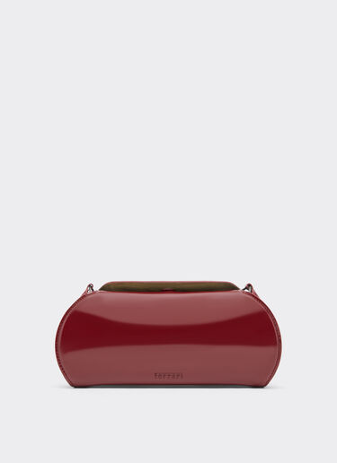 Ferrari Ferrari Dino leather wallet with shoulder strap Cherry 49275f