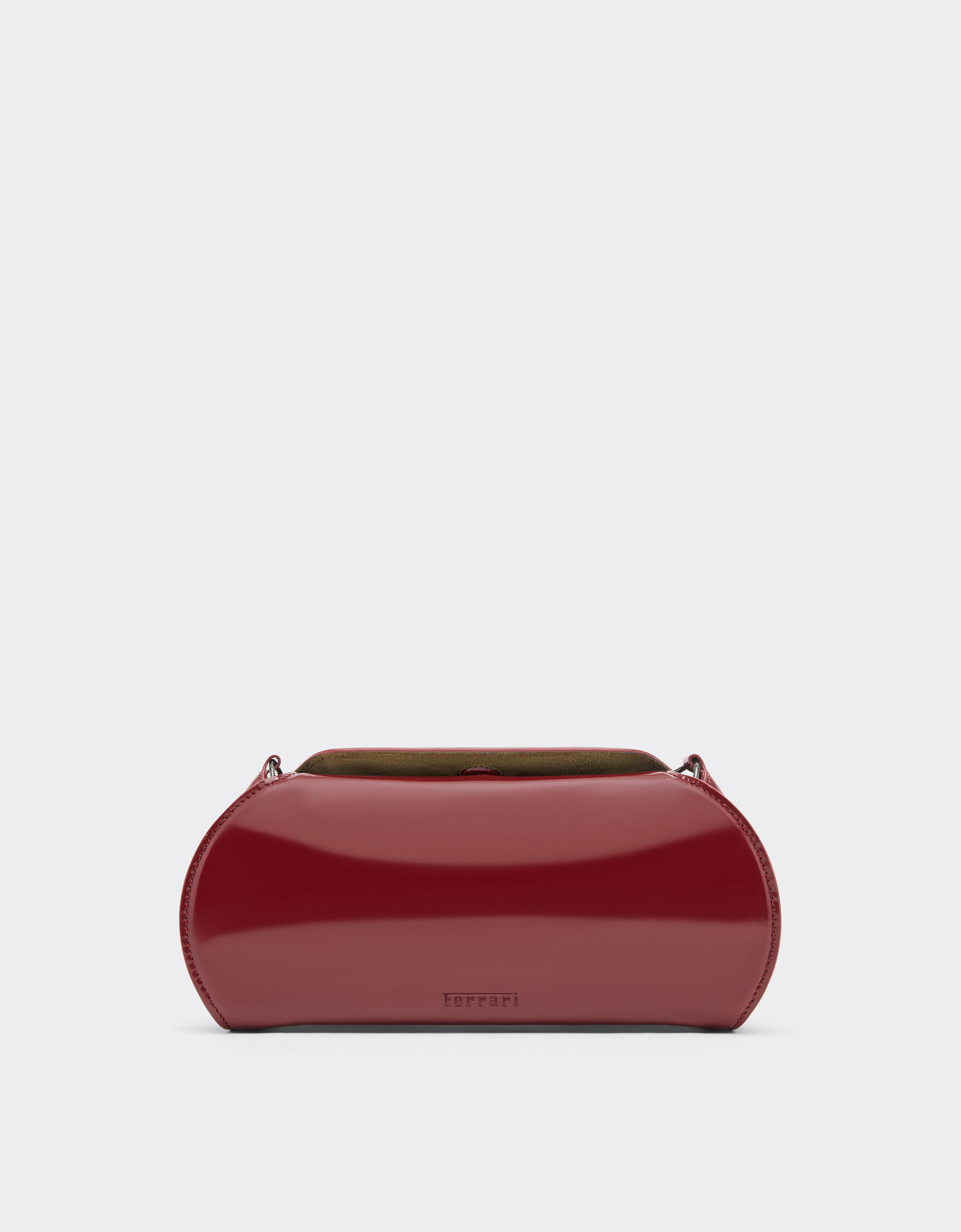 Ferrari Ferrari Dino leather wallet with shoulder strap Cherry 49275f