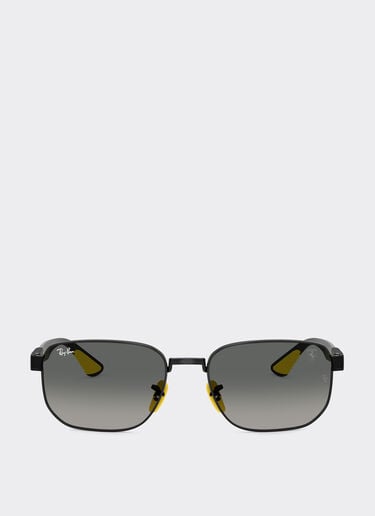 Ferrari Ray-Ban pour Scuderia Ferrari RB8329M en métal noir avec verres gris dégradé Nero LA0JVf