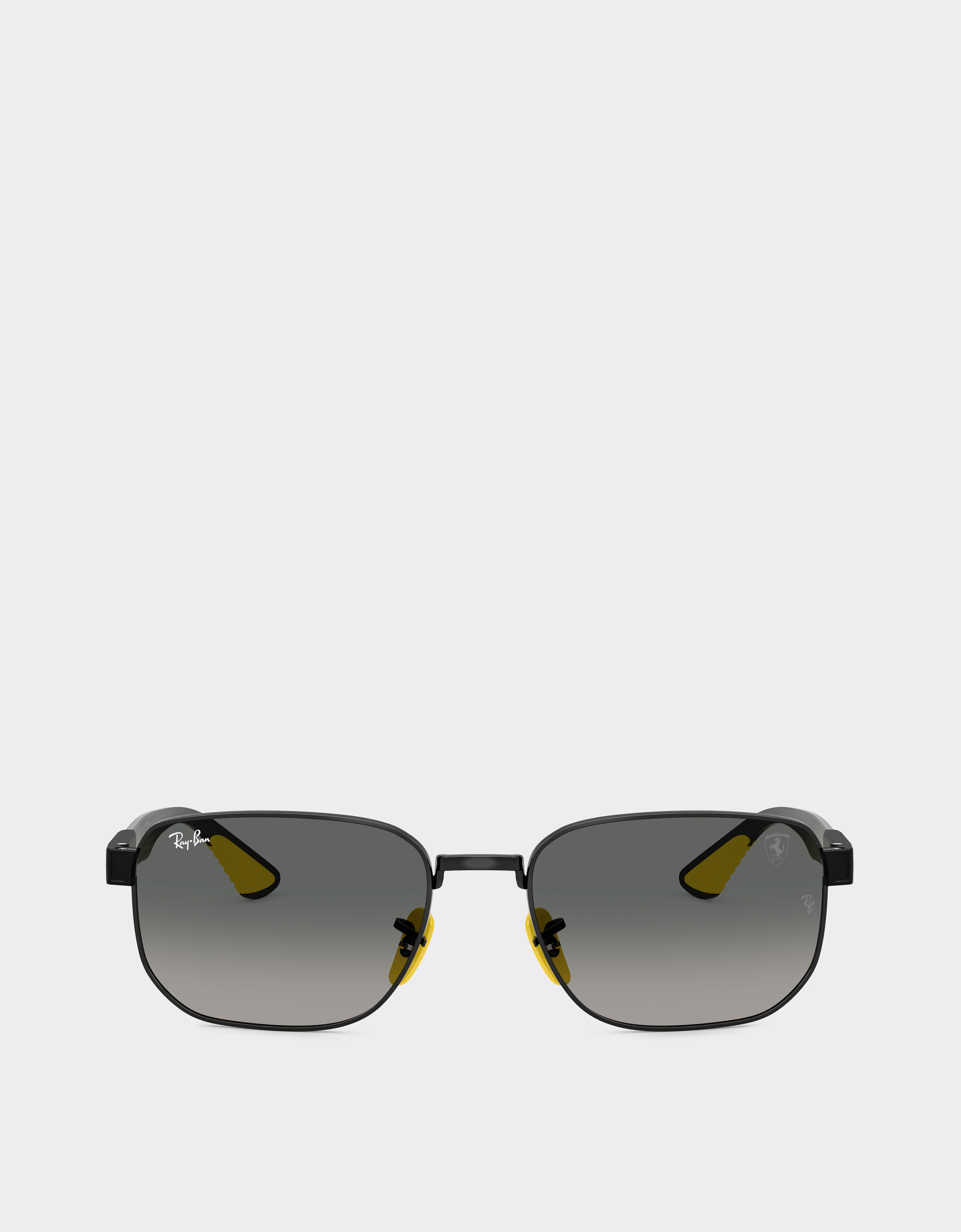 Ferrari Ray-Ban pour Scuderia Ferrari RB8329M en métal noir avec verres gris dégradé Nero LA0JVf