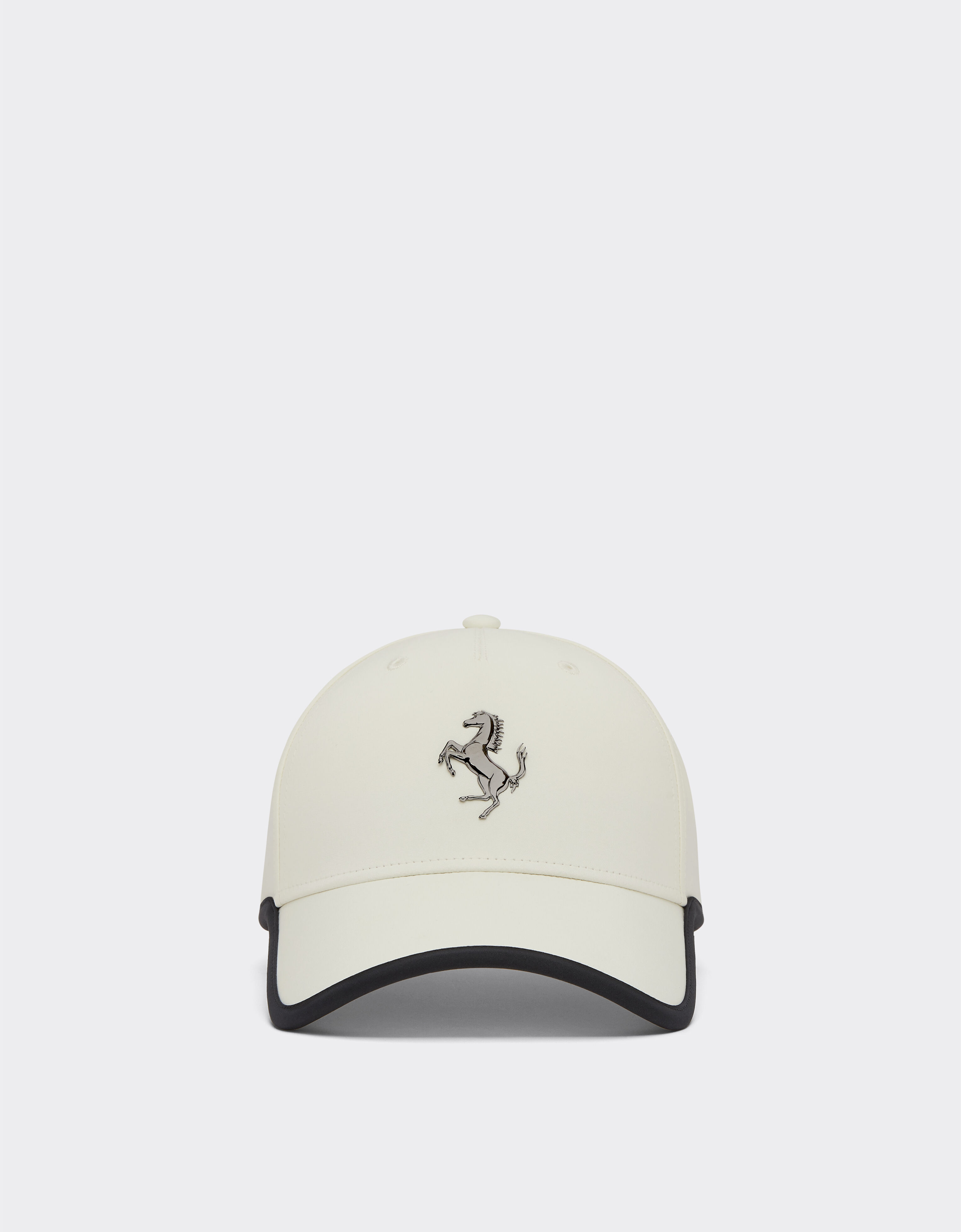 Ferrari Casquette de baseball avec cheval cabré en métal Ivory 20070f