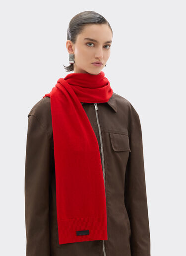 Bufanda de lana y cachemira Ferrari Bufanda de lana y cachemira Rosso Dino 21732f