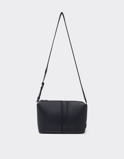 Ferrari Shoulder bag in tumbled leather Black 21976f