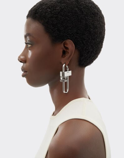 Ferrari Metal earrings Cromo Lucido 51179f