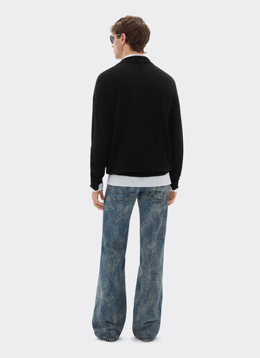 Wool and cashmere cardigan Ferrari Wool and cashmere cardigan Black 22842f