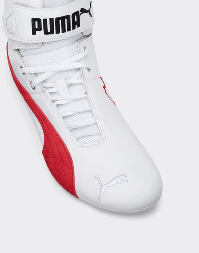 Ferrari Puma for Scuderia Ferrari Future Cat Mid trainers Optical White F1446f