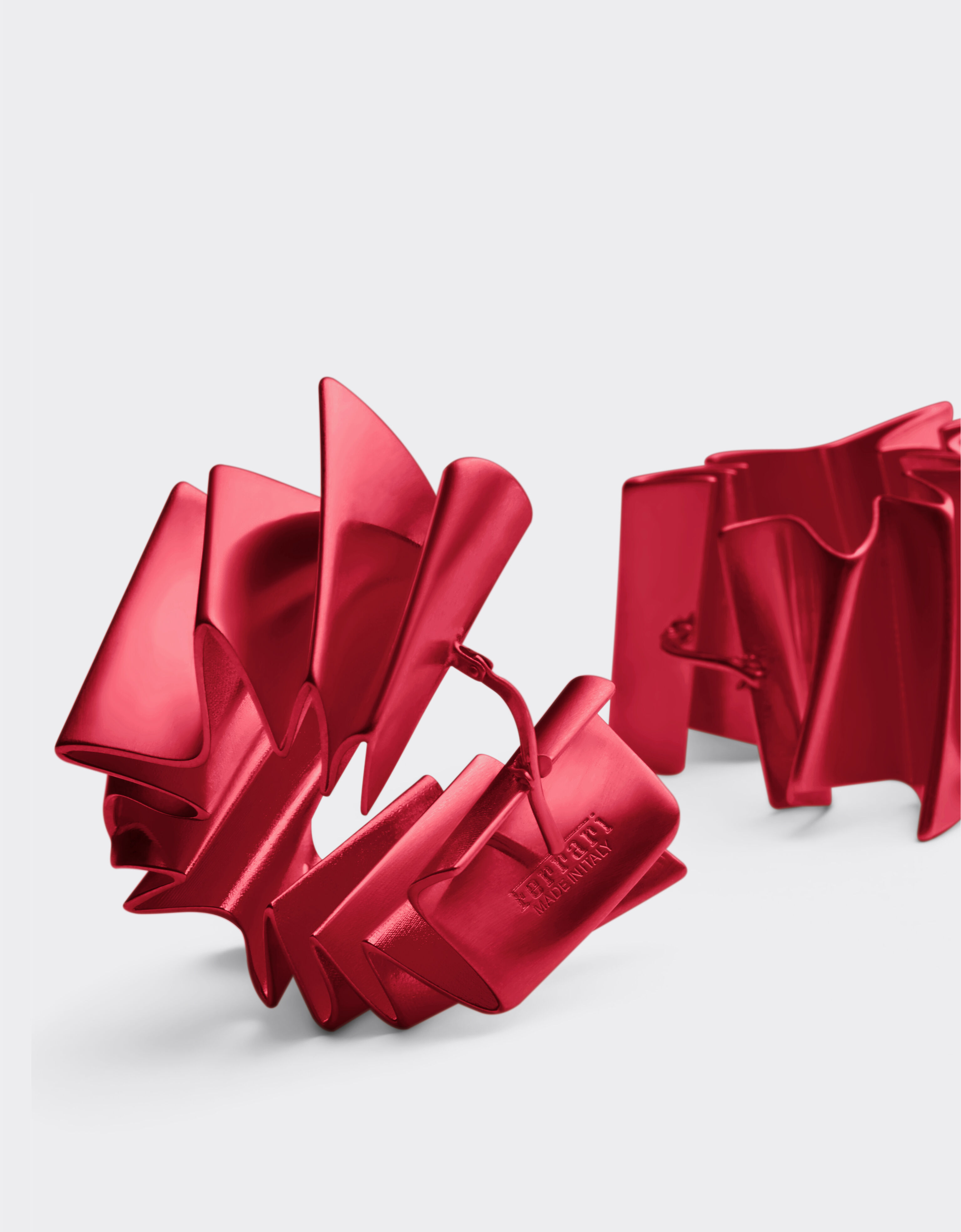 Ferrari Metallic earrings Rosso Dino 49114f
