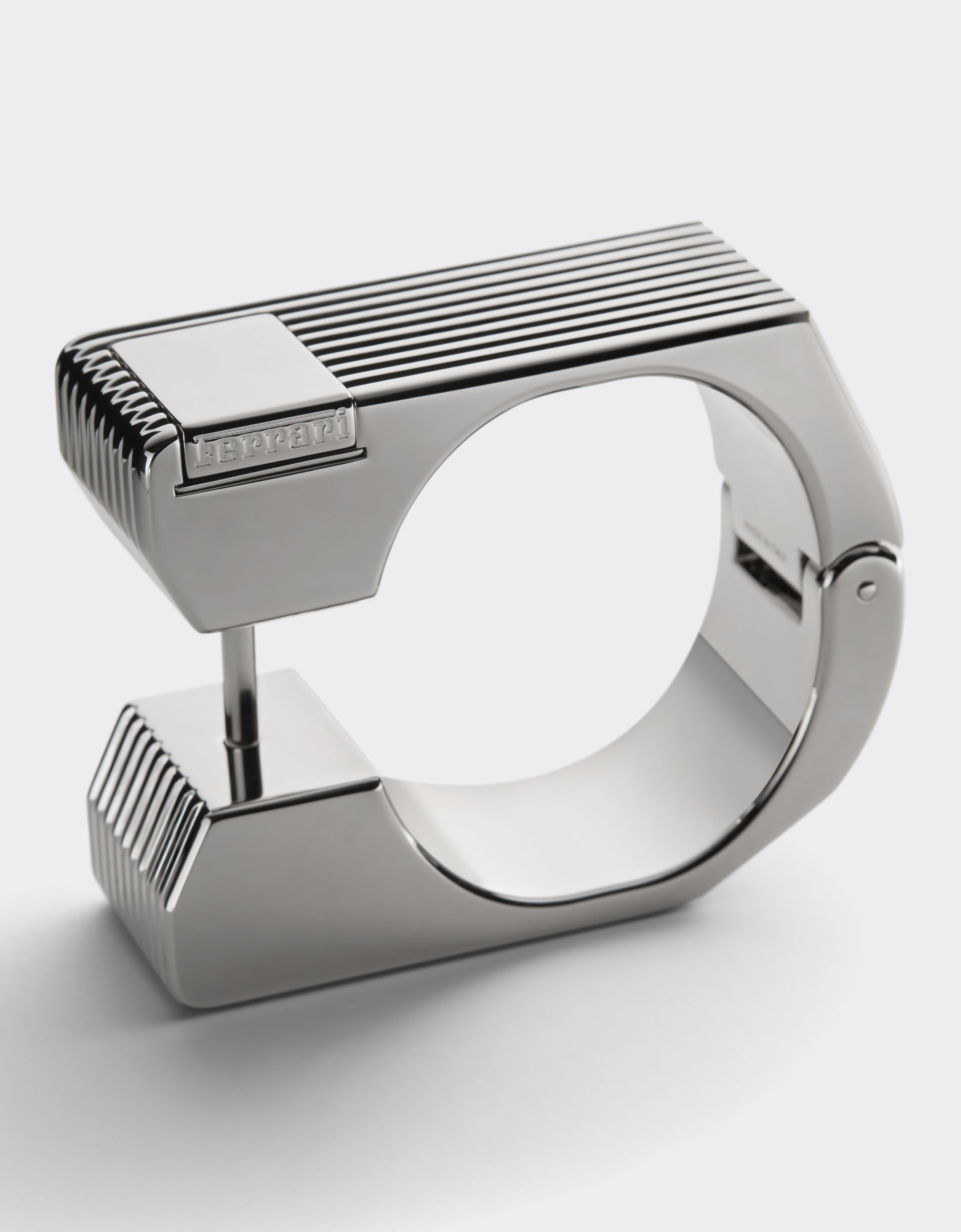 Ferrari Textured metal bracelet Cromo Lucido 51339f