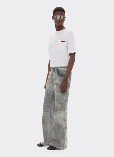 Ferrari Camiseta de algodón con bolsillo Blanco óptico 22045f