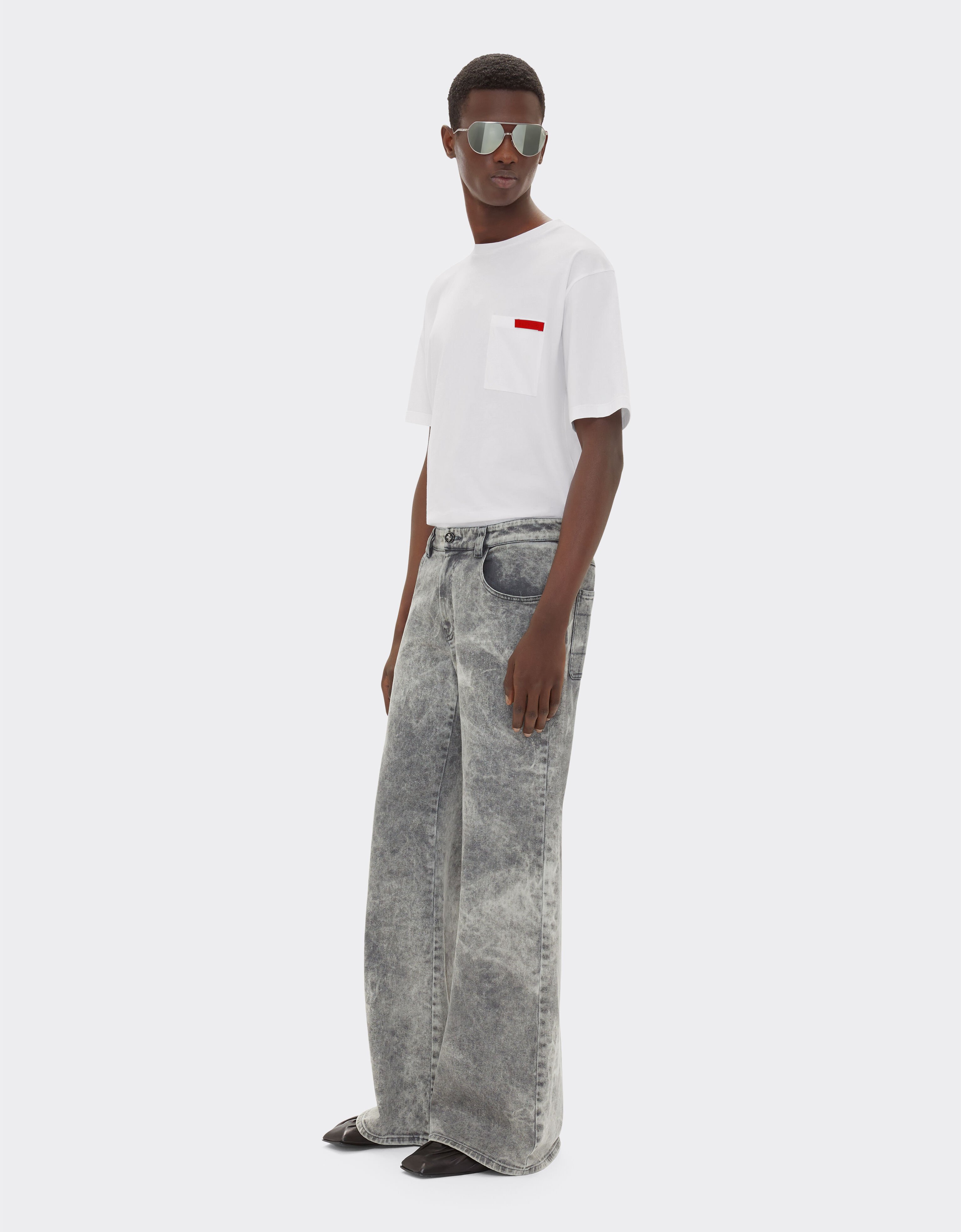 Ferrari Camiseta de algodón con bolsillo Blanco óptico 22045f