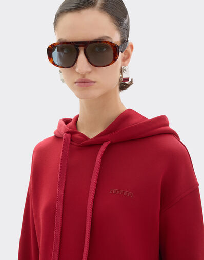 Ferrari Technical jersey hoodie Maison Red 50812f