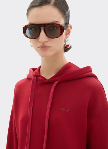 Ferrari Technical jersey hoodie Maison Red 50812f