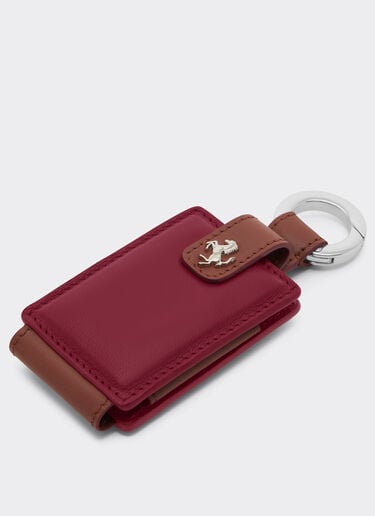 Ferrari Leather keyring for Amuleto key Maison Red 50409f