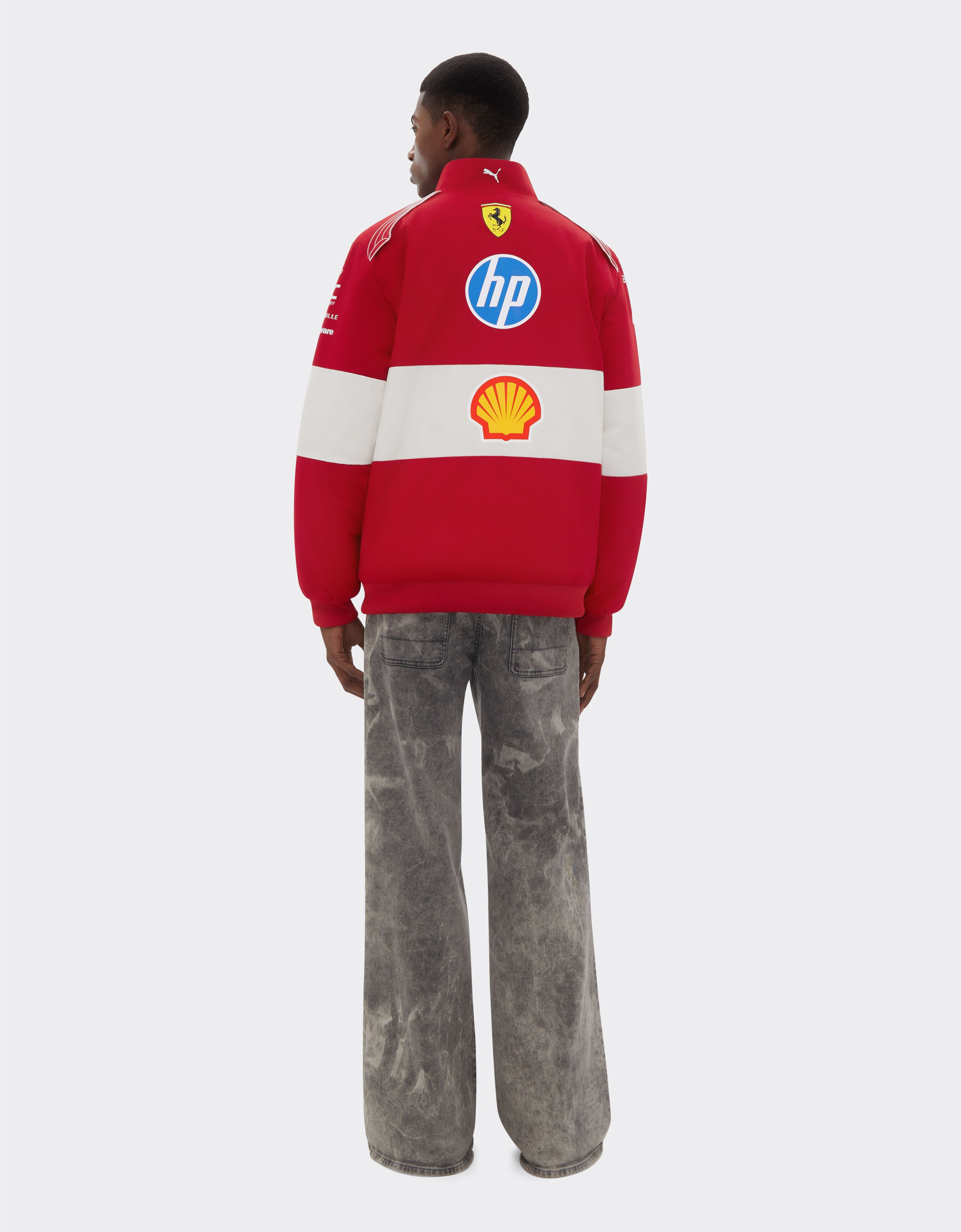 Ferrari Puma for Scuderia Ferrari HP 2025 Team jacket Red LA033f