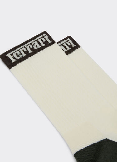 Ferrari Ferrari cotton terry socks Marfil 21354f