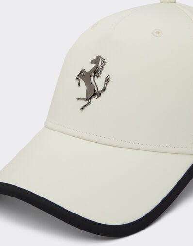 Ferrari Gorra de béisbol con Cavallino Rampante en metal Ivory 20815f