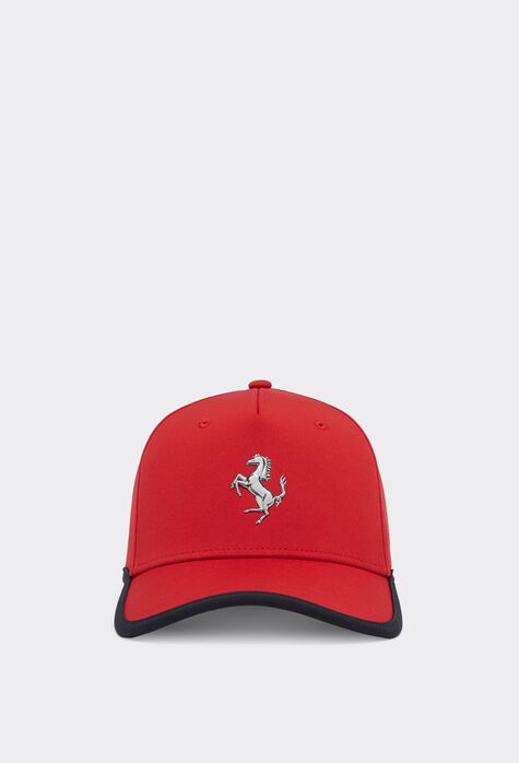 Ferrari Baseball cap with Prancing Horse detail Rosso Corsa F1146f