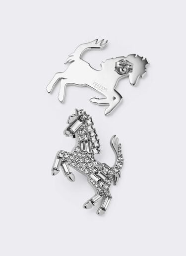 Pendientes Cavallino Rampante Strass Ferrari Pendientes Cavallino Rampante Strass Antracite CGWEA0011JU00005f