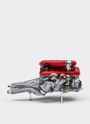 Ferrari Ferrari 12-cylinder engine and gearbox model in 1:4 scale Silver LA0I1f