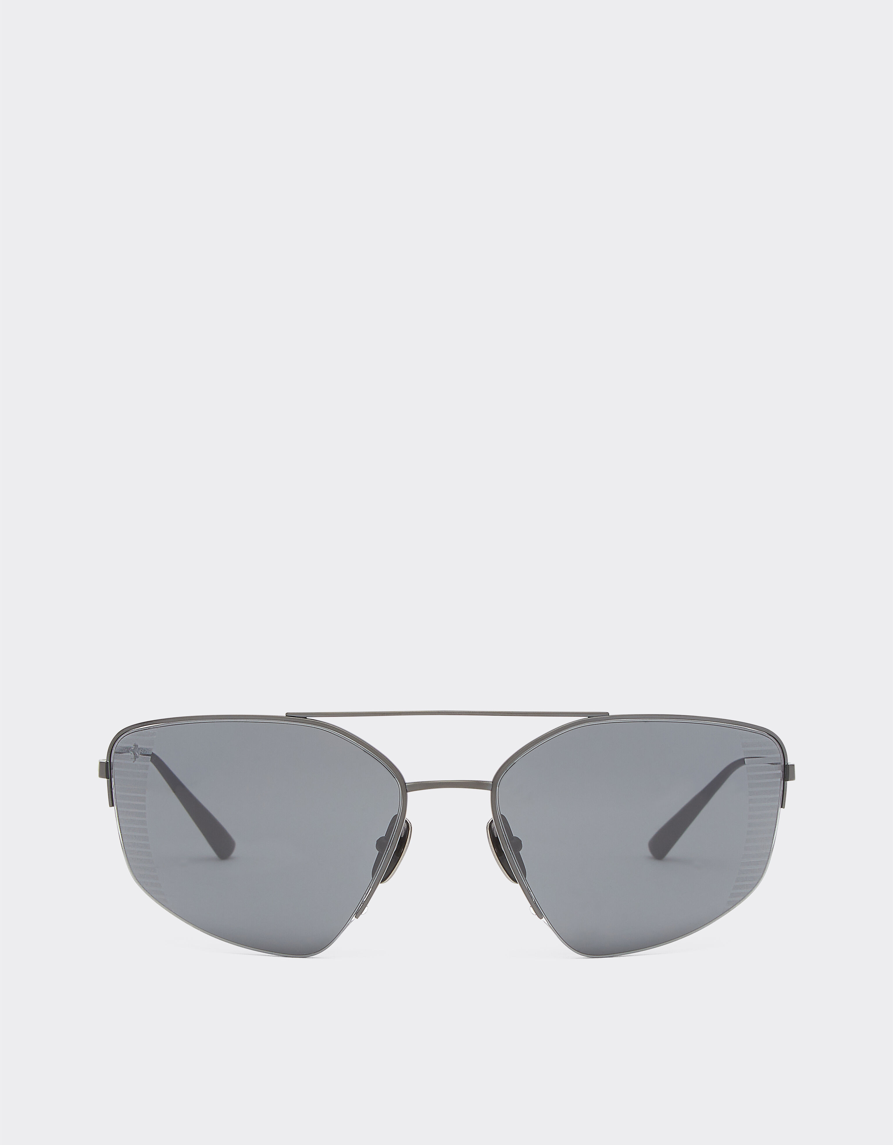 ${brand} Ferrari sunglasses in black titanium with grey polarised lenses ${colorDescription} ${masterID}