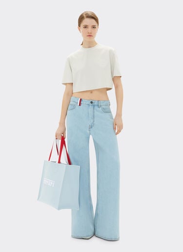 Ferrari x Charles Leclerc stone-washed denim trousers Ferrari Ferrari x Charles Leclerc stone-washed denim trousers Light Denim 22780f
