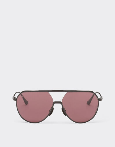 Ferrari Ferrari sunglasses in matt black titanium with exclusive Contrast Pro™ lenses Black Matt LA02Df