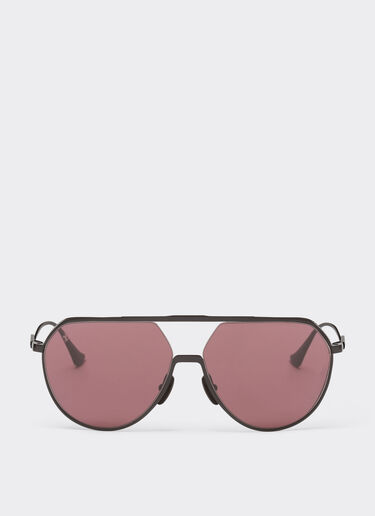 Ferrari Ferrari sunglasses in matt black titanium with exclusive Contrast Pro™ lenses Black Matt LA02Df