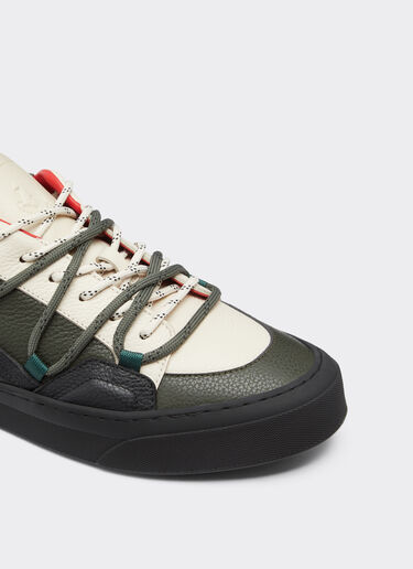 Ferrari Sneaker aus Leder Army 21288f