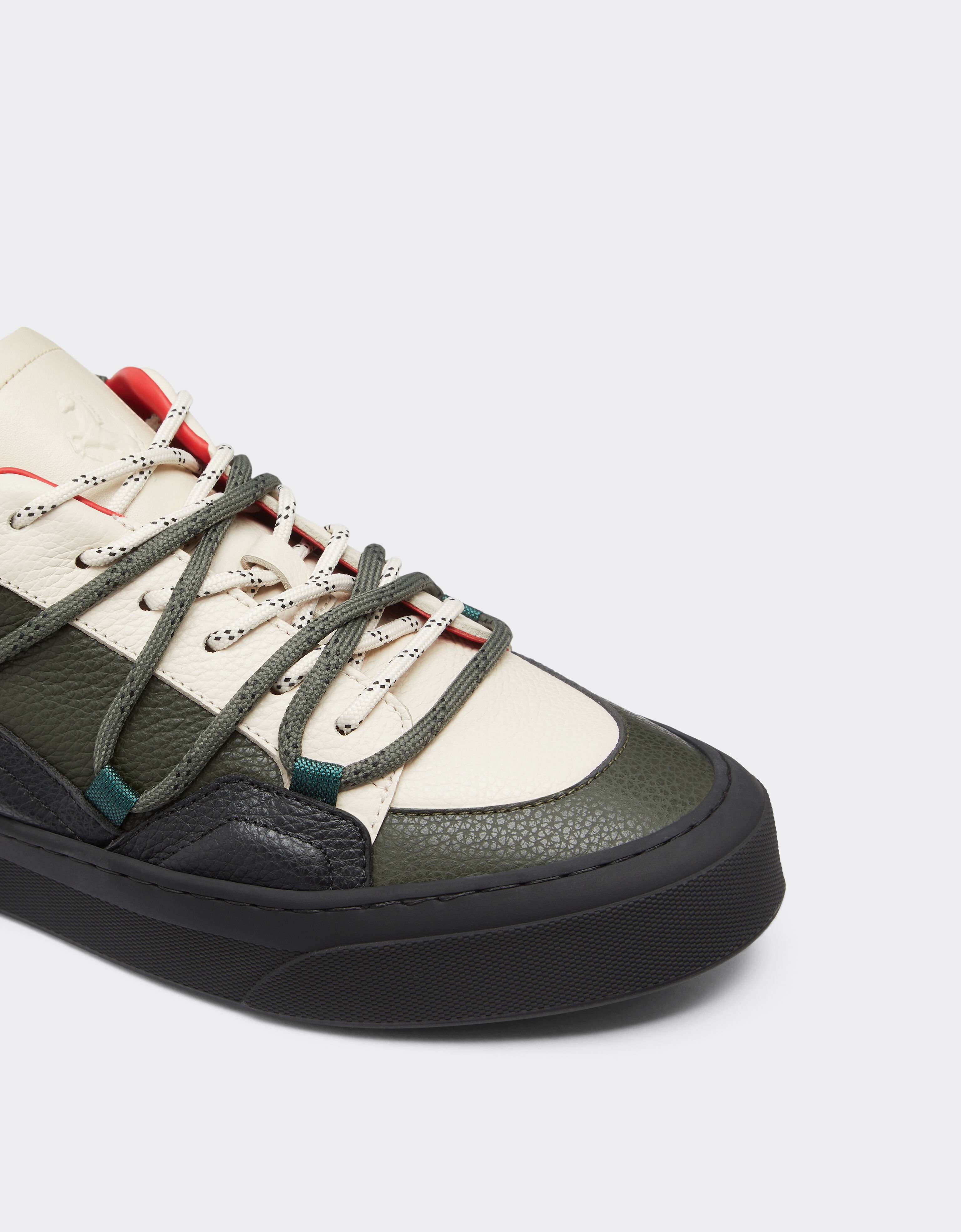 Ferrari Scarpa sneaker in pelle Army 21288f