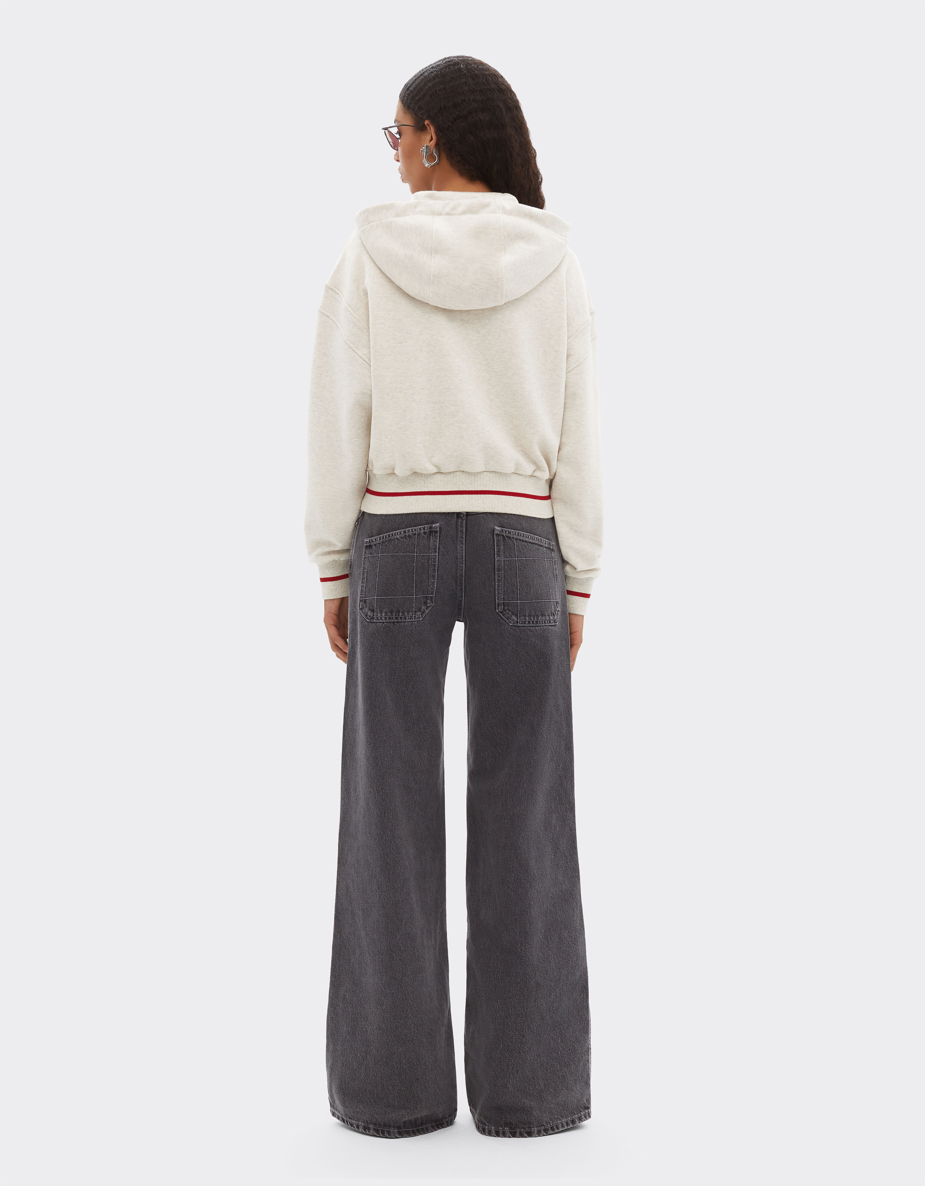 Ferrari Sudadera de algodón melange Jute 50127f