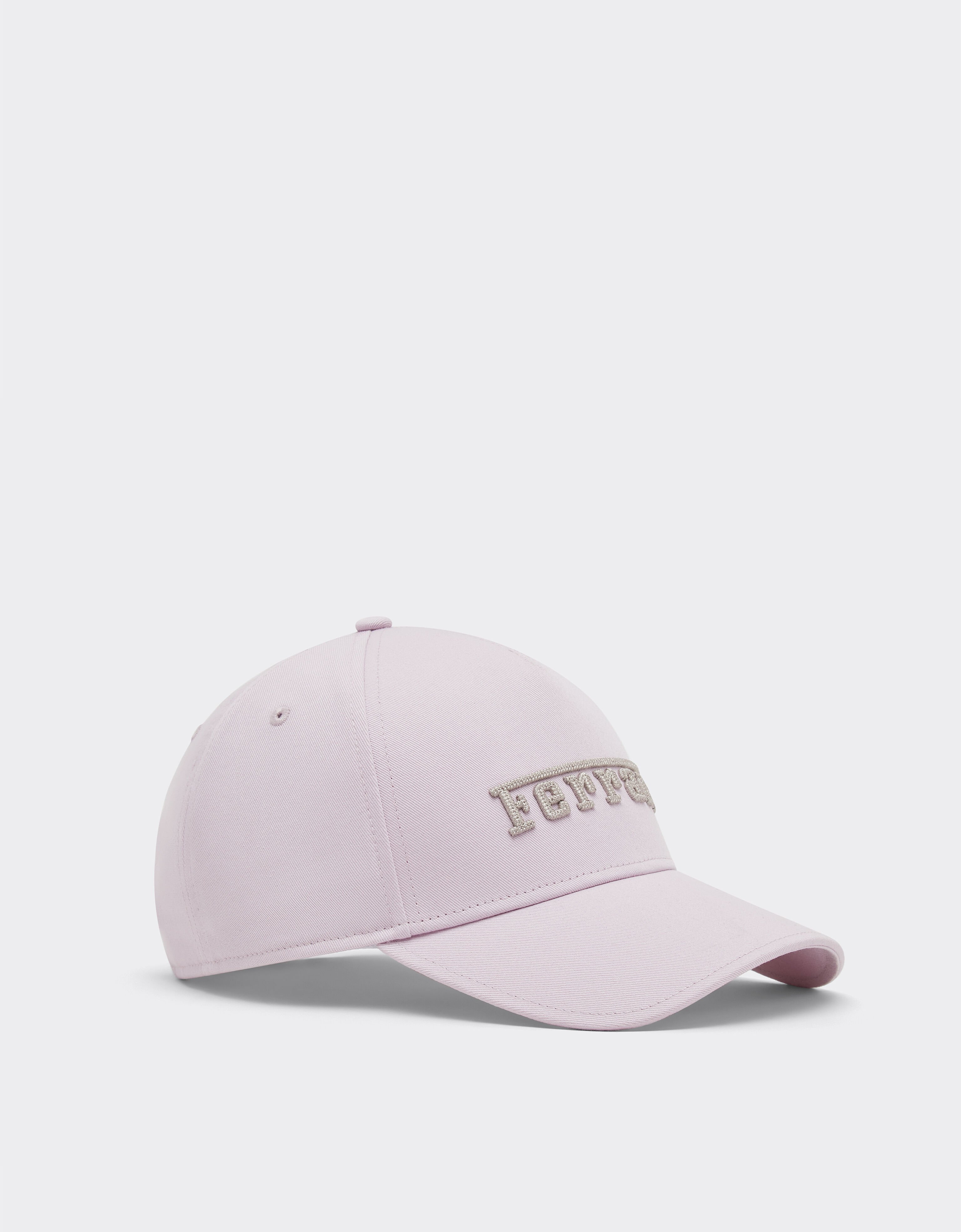 Ferrari Baseball cap with embroidered Ferrari logo Wisteria 22825f